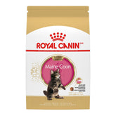 Royal Canin front pack showing breed-specific kitten formula and benefits