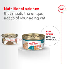 ROYAL CANIN top view of thin slices in gravy highlighting tender texture benefit