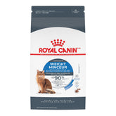 ROYAL CANIN front packaging of Weight Care 3 lb bag showing product benefit
