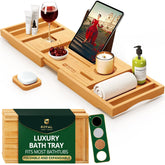 ROYAL CRAFT WOOD front view of tray showing full layout and benefits