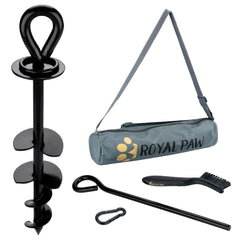 ROYAL PAW front packaging showing stake and water-resistant box for gifting benefit