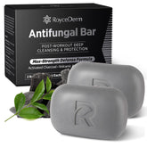 Roycederm front packaging showing two bars and product benefits