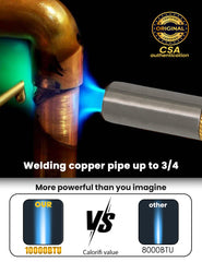 RTTOOA nozzle and brass valve detail highlighting durable components and safety