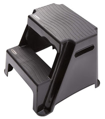 Rubbermaid detailed view of textured step treads for improved traction