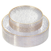 Rubtlamp clear gold plates front packaging showing set quantity and elegant look