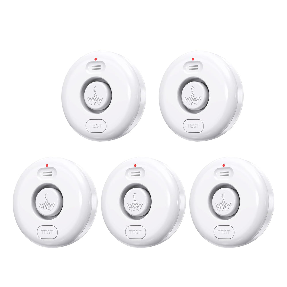 RUIKORING front view showing five detectors and packaging, easy home protection