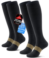 RUIXUE front view of packaged compression socks showing clean design and fit benefits