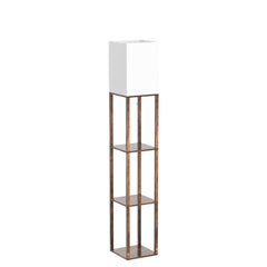 RUNTOP lamp in living room offering layered light and decorative storage