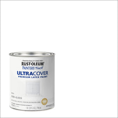 Rust-Oleum painted wood trim detail showing semi-gloss finish and clean look benefit