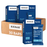 RXBAR blueberry front packaging showing brand and count for easy grab-and-go