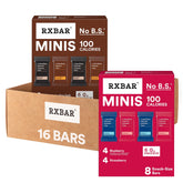 RXBAR front packaging showing minis variety pack for portable fueling