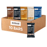 RXBAR front packaging showing variety pack and clear ingredient callout for convenience