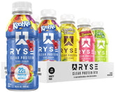 RYSE Up Supplements front packaging showing variety pack and bottle design for easy identification