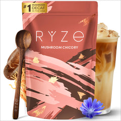 RYZE SUPERFOODS front packaging showing jar and branding for easy identification