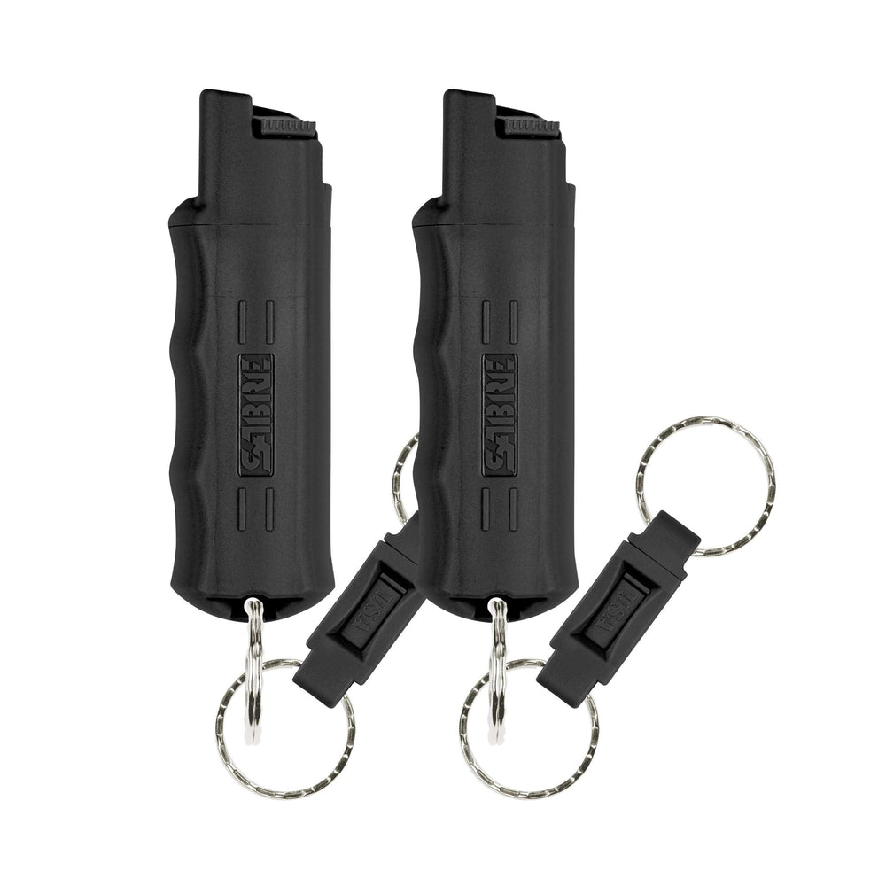 SABRE front canister view showing branding and compact design benefit