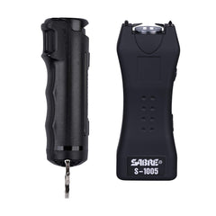 SABRE pepper spray front packaging shows compact protection and fast access