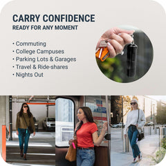 SABRE quick release keychain attached to keys for instant access