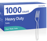 SACATR clear fork front view showing sleek design and professional look