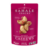 Sahale Snacks front pouch showing product label and 4 oz size benefit
