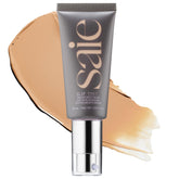Saie Slip Tint front tube showing clean packaging and SPF 35 protection benefit