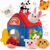 SAIMAND barn front packaging showing farm set and gift-ready appeal