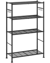 Sakugi full front view showing four shelves and compact footprint for organized storage