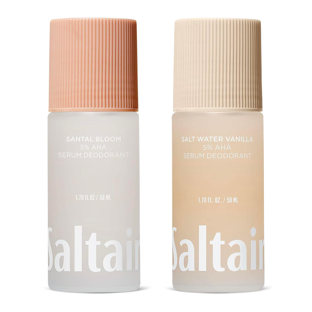 Saltair two-pack front packaging showing scents and benefits