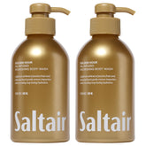 Saltair front packaging showing Golden Hour two-pack and clear benefits