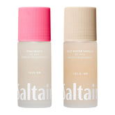 Saltair serum pack front view showing clean packaging and benefits