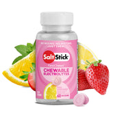 SaltStick front packaging showing Pink Lemonade flavor and benefits