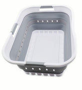 SAMMART front view of collapsible basket showing tidy storage benefit