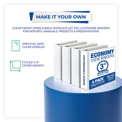 Samsill binder back lid rings mounted to keep pages flat and reduce wear
