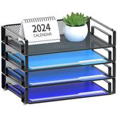 samstar front view tray showing neat paper organization and compact footprint