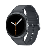 Samsung Galaxy Watch8 front view on wrist showing sleek look and comfort