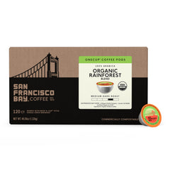 SAN FRANCISCO BAY top view of pod foil seal, preserving freshness for reliable flavor