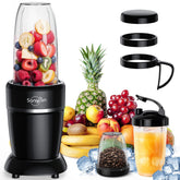 sangcon front view blender showing compact base and pitcher, saves countertop space