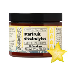 Santa Cruz Paleo front packaging showing starfruit flavor and 30 servings for quick identification