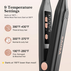 SAOSA close-up of ceramic tourmaline plate highlighting smooth, frizz-reducing finish