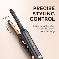 SAOSA handle and temperature controls showing nine settings for precise styling