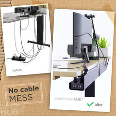 Scandinavian Hub Scanfield close-up of adhesive backing demonstrating strong stick and easy install