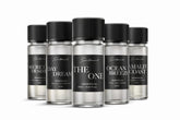 Scentiment pack front view showing five hotel-inspired diffuser oil bottles and refined presentation benefit