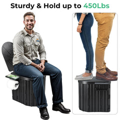 Sckee side profile open demonstrating sturdy ABS construction and stability