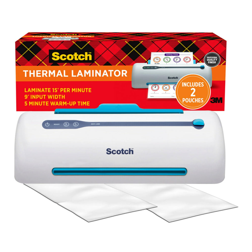 Scotch TL906 front view showing compact design and feeding slot for easy storage