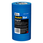 ScotchBlue front packaging showing nine rolls and product benefits