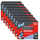 Scott front Pop-Up box showing portability and easy dispensing