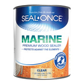 Seal-Once gallon front label showing product and benefits