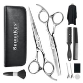 SEIMEIKEN front view of 6" scissors kit showing professional packaging and contents benefit