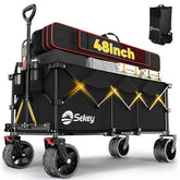 Sekey wagon front view showing full cargo capacity for easy hauling