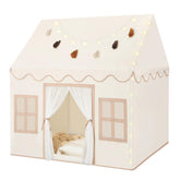 SENODEER front view of play tent showing cozy entrance and inviting decor benefit