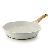 SENSARTE front view of 9.5-inch omelet pan showing nonstick surface and rim, easy cooking